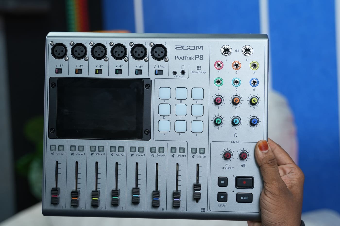 Zoom PodTrak P8 podcast recorder