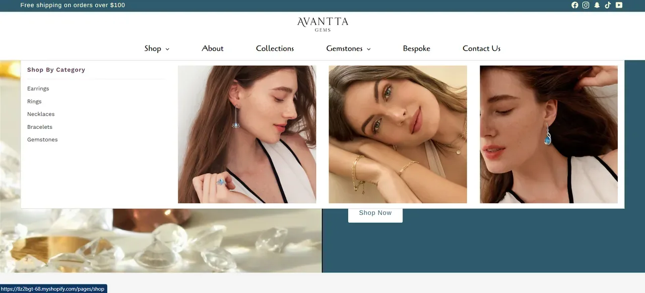 Avantta Gems website