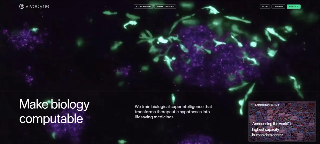 Vivodyne website